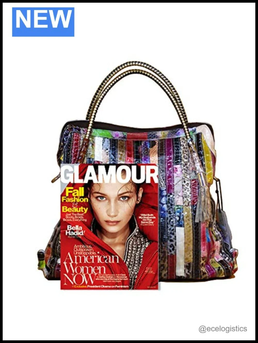 Genuine Leather Large Tote Handbag Hobo Crossbody Multicolor Patchwork Shoulder